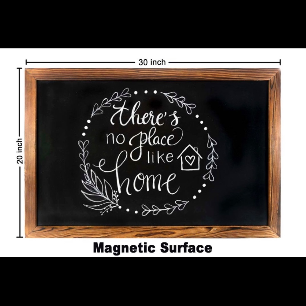 New 20” x 30” chalkboard with magnetic surface